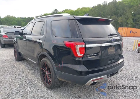 2017 Ford Explorer Platinum z USA, uszkodzony, nr VIN 1FM5K8HT9HGE09190